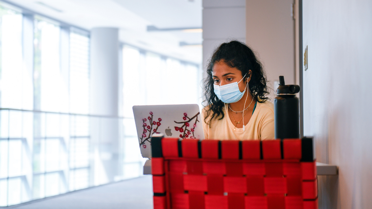 Girl on Laptop - Training On Demand: Launch of New Industry Professional Development Series - Forest Biomaterials NC State University