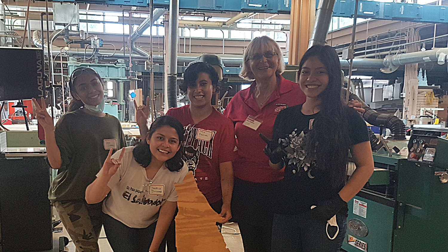 Group Photo in a Lab - Immersive Biomaterials Workshop Jumpstarts Academic Career for Women of Color in NC - Forest Biomaterials NC State University