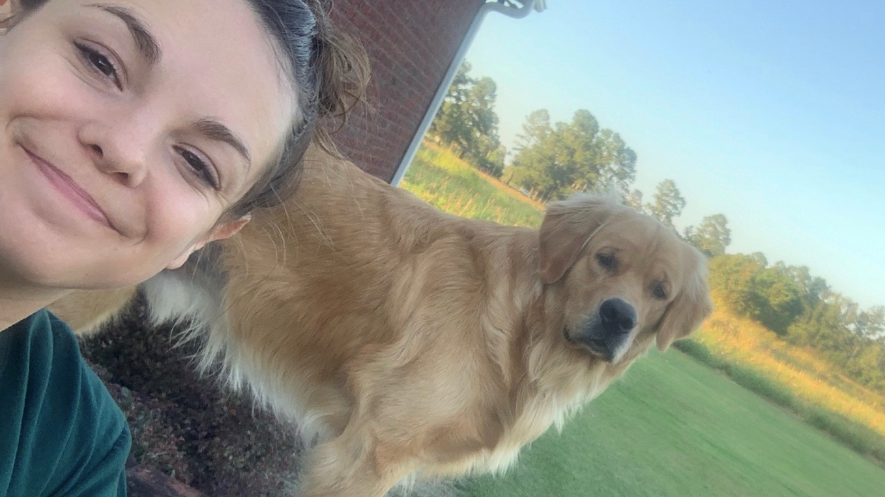 Abby Norris with her dog - Meet Abby Norris! - Forest Biomaterials NC State University