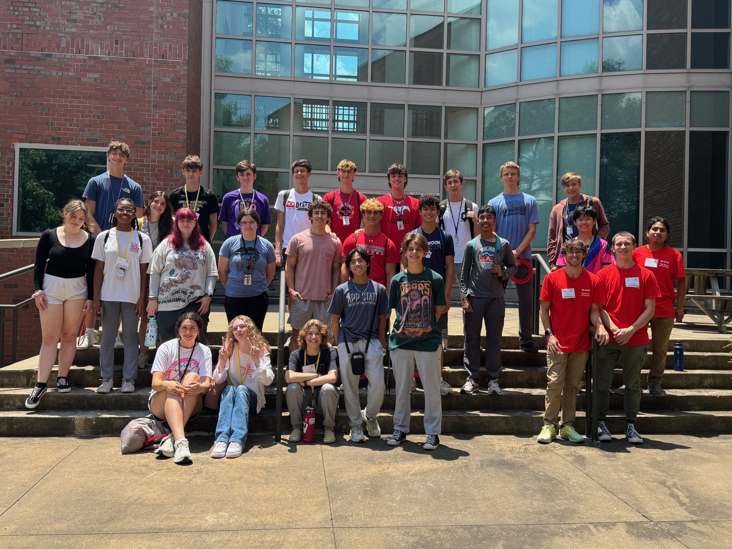 summer camp group shot