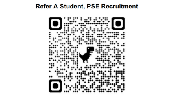 QR code to refer a pse student