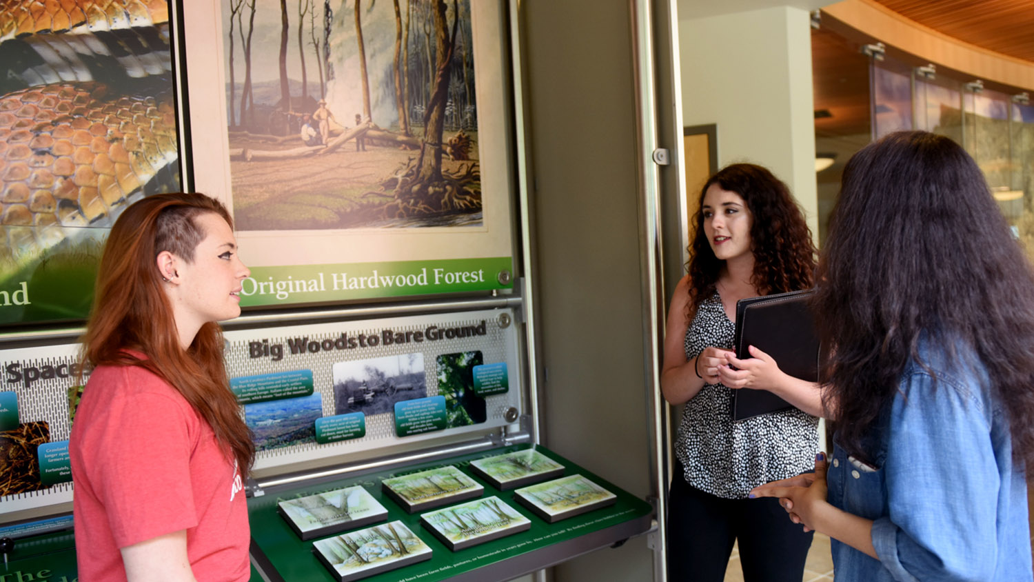 students looking at display - About - Forestry and Environmental Resources Spotlight: William Casola - Forestry and Environmental Resources NC&#160;State University