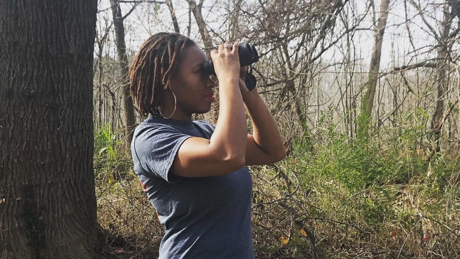 Deja Perkins birding - On How #BlackBirdersWeek Celebrated Black Naturalists, Birders - Forestry and Environmental Resources NC State University