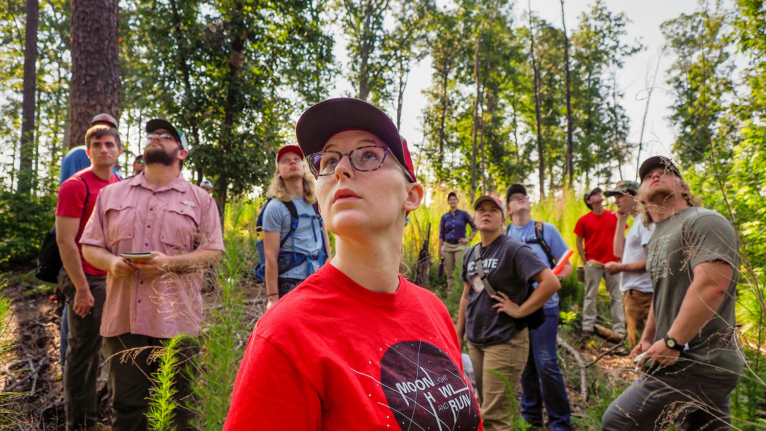 Students in the forest - Forestry and Environmental Resources NC&#160;State University