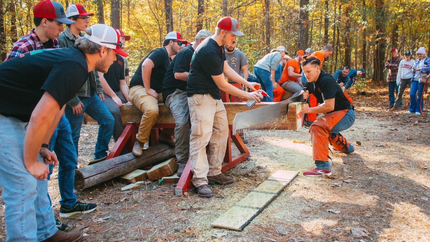 annual forestry and timbersports intercollegiate competition - Schenck Forest Cultivates Students of Nature - Forestry and Environmental Resources NC State University