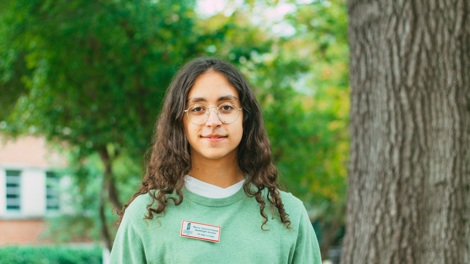 Patrick Cardona in front of a tree - Goodnight Scholar Q&A: A Conversation with Patrick Cardona - Forestry and Environmental Resources NC State University