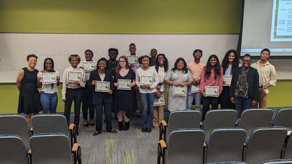 High School Summer Research Program - College of Natural Resources at NC State