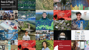 Collage of Images - 2021 Year in Review - Center for Geospatial Analytics at NC State University