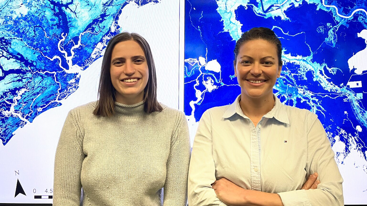 Elyssa Collins and Georgina Sanchez - Mapping the Future: Climate Change and Flooding in Coastal North Carolina - Center for Geospatial Analytics at NC State University