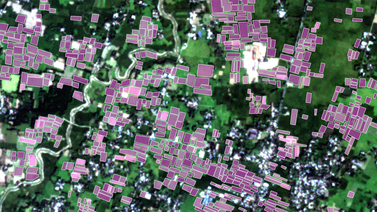 A research image from a student in the Ph.D. in Geospatial Analytics program