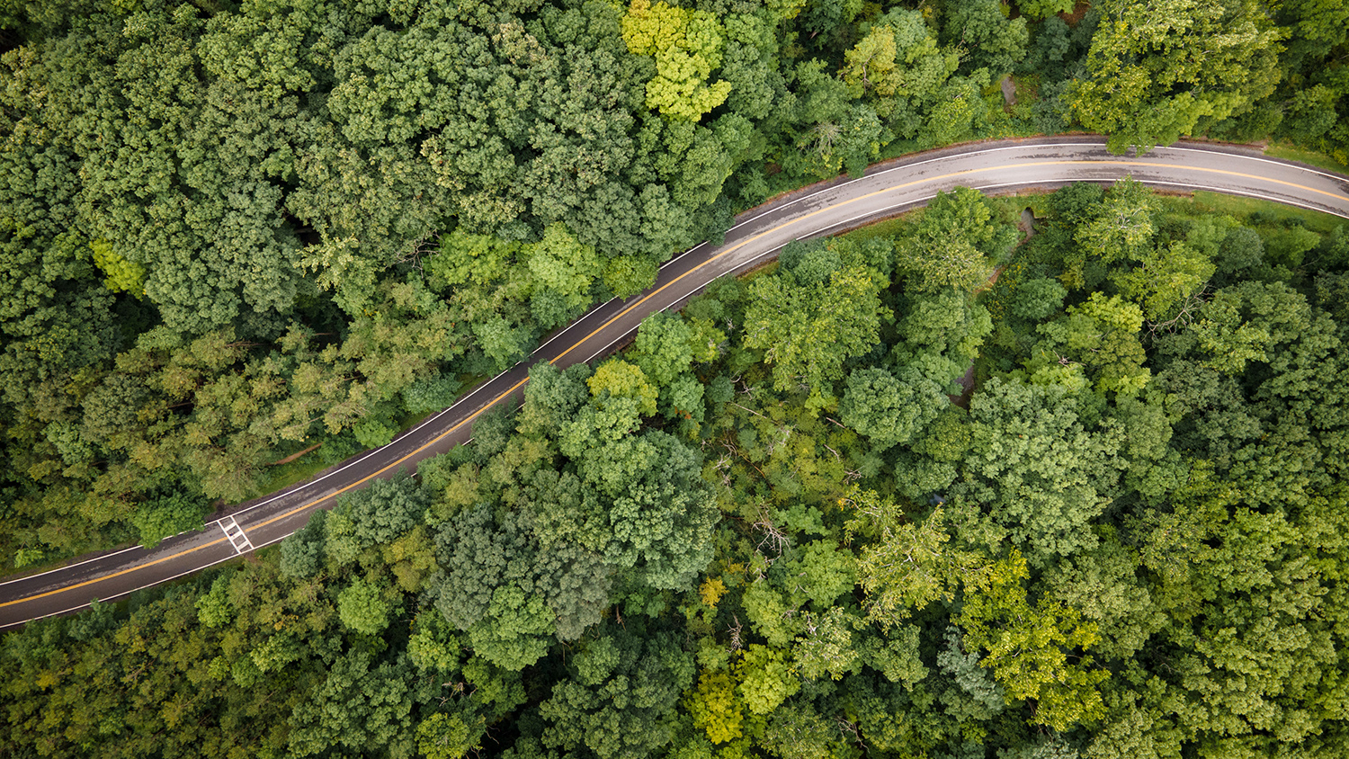 Aerial view of highway - Service Learning Partnership Drive Innovation with GIS - Geospatial Analytics at NC State University