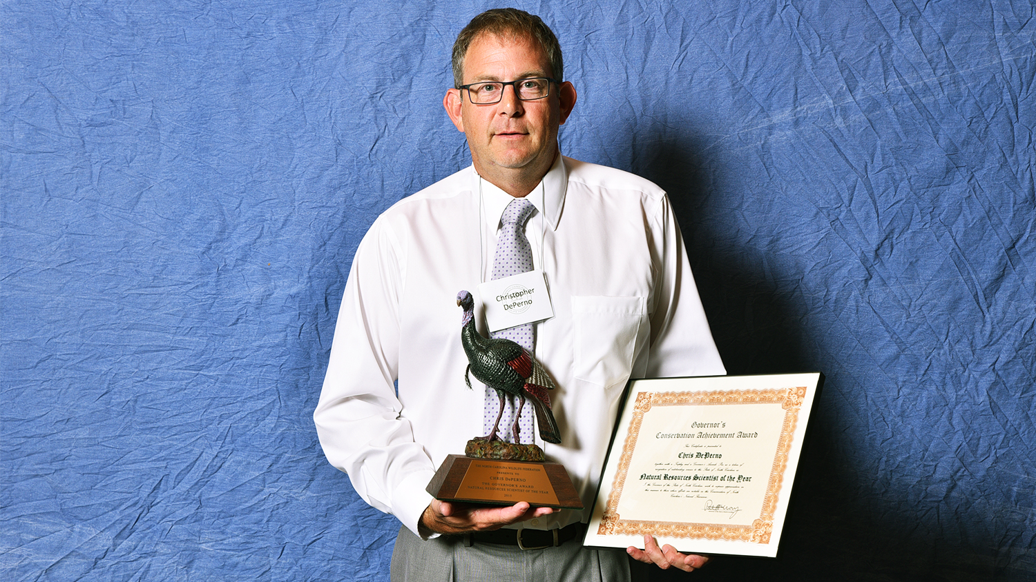 Chris DePerno and Award