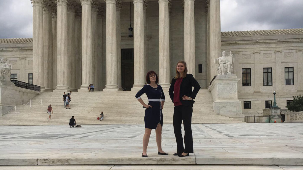 Student working in Washington D.C.