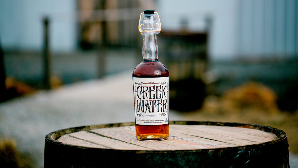 Bottle of Creek Water Whiskey, by Joel Pawlak, College of Natural Resources