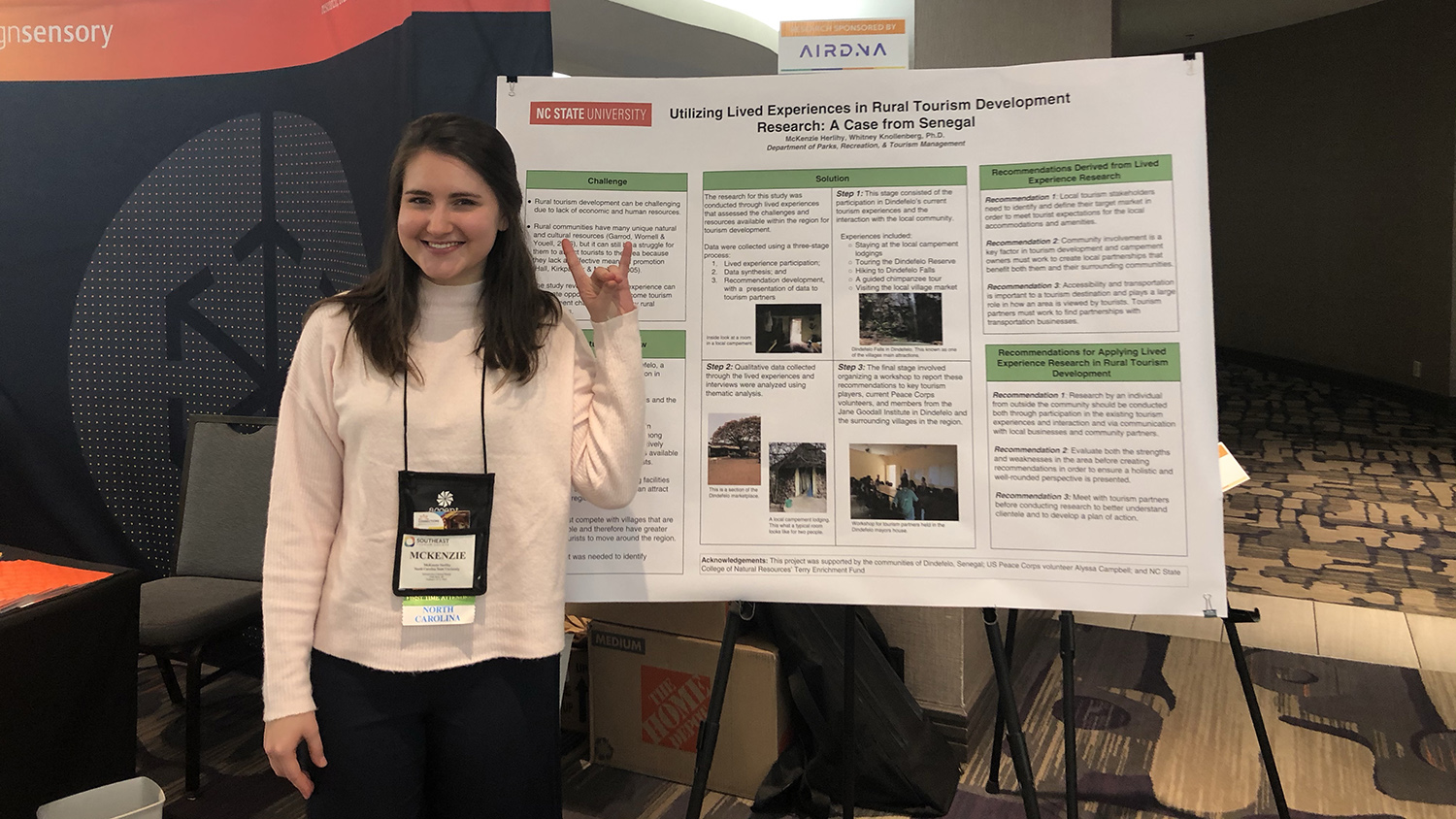 McKenzie Herlihy - Graduation to Vocation: Empowering Communities with Sustainable Tourism - - College of Natural Resources News NC State University