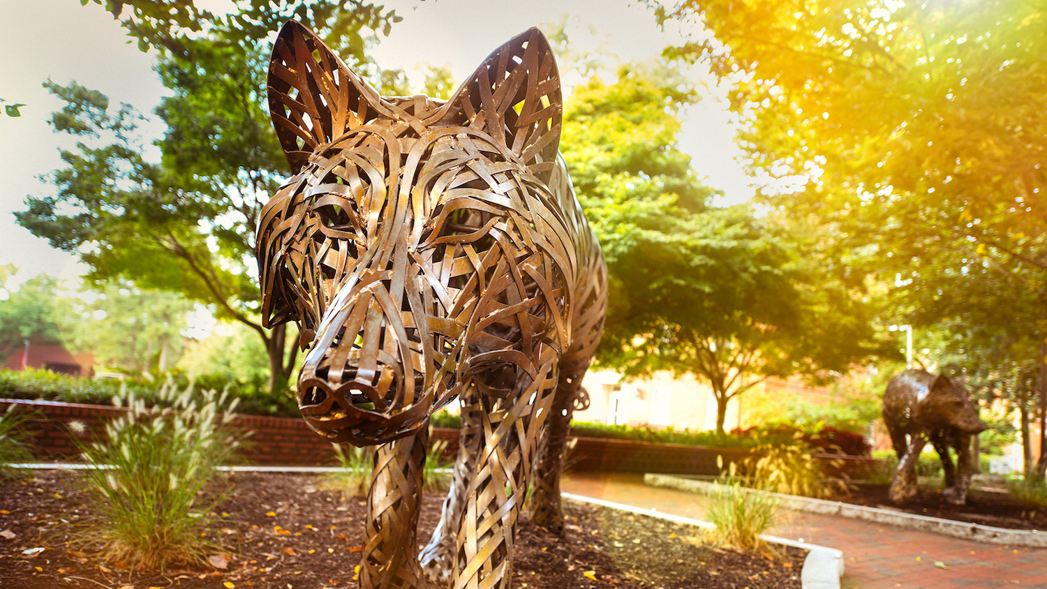 Wolf Statue - A Year in Review: Our Best Research Stories of 2020 - College of Natural Resources News NC State University