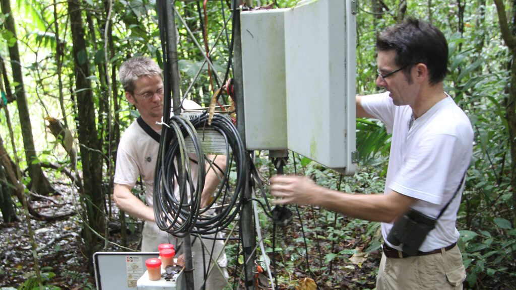 Roland Kays and Martin Wikelski - Transforming Data into Conservation - College of Natural Resources News - NC State University