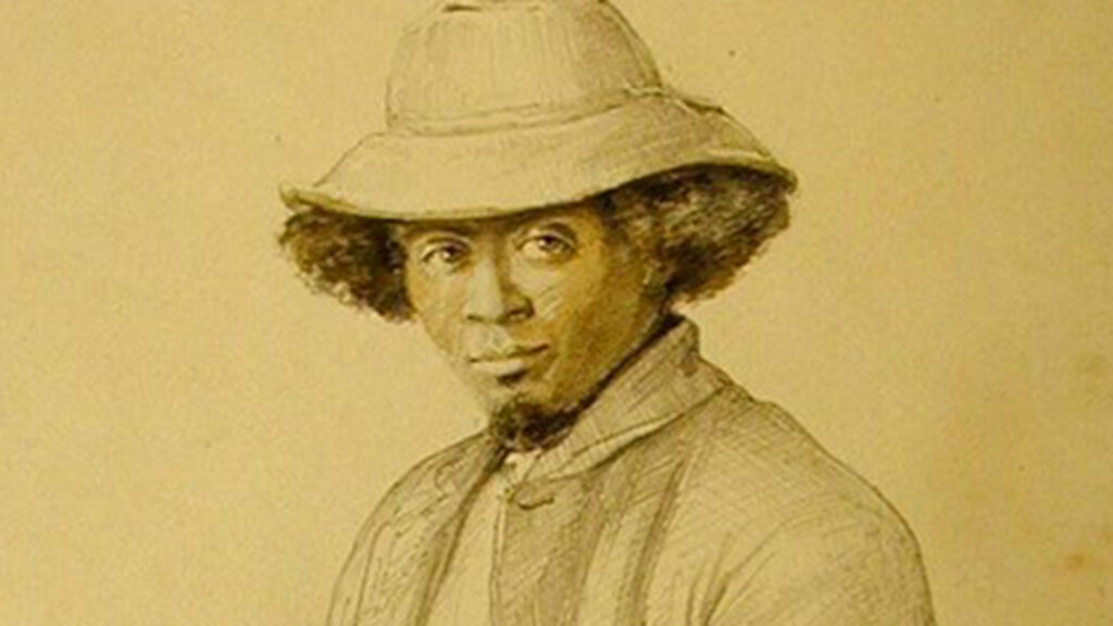 A drawing of Nicholas “Nick” Bransford, one of the earliest guides at Mammoth Cave - The Hidden Figures of America's National Parks - College of Natural Resources News - NC State University 