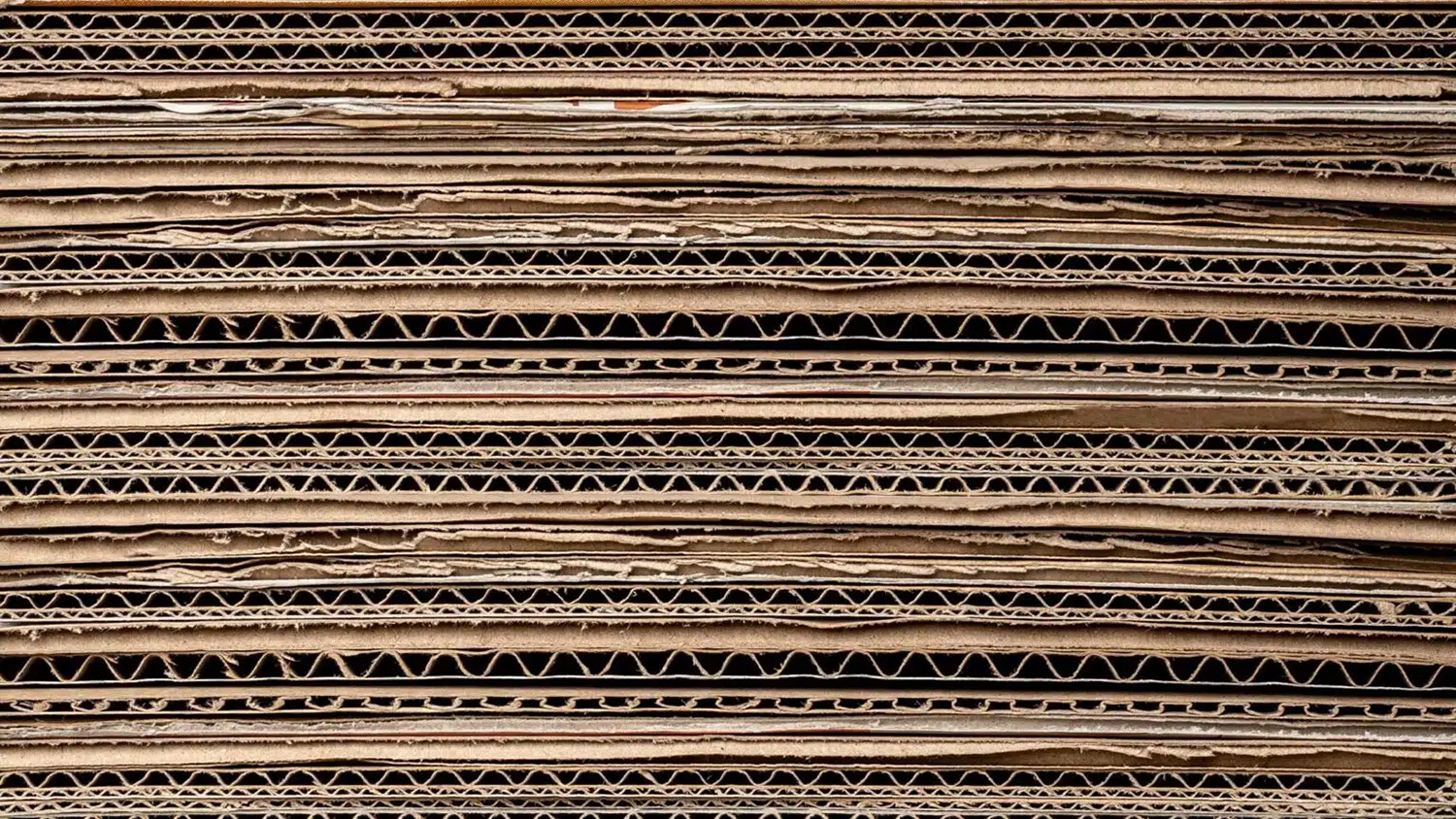 A stack of cardboard.