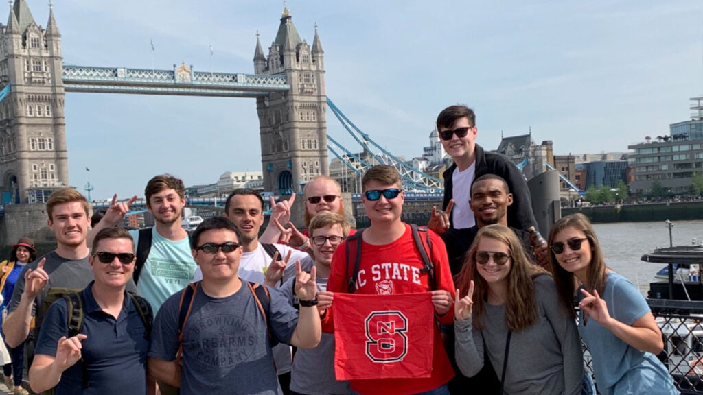 Students Studying Together Abroad - Study Abroad - Parks Recreation and Tourism Management NC State