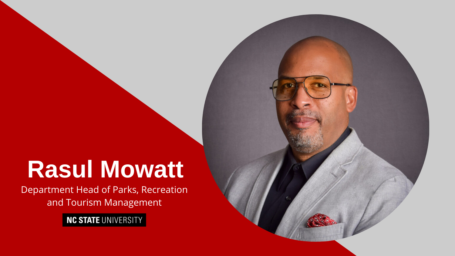 Rasul Mowatt - Meet the Faculty: Department Head and Professor Rasul Mowatt - Parks Recreation and Tourism Management NC State University
