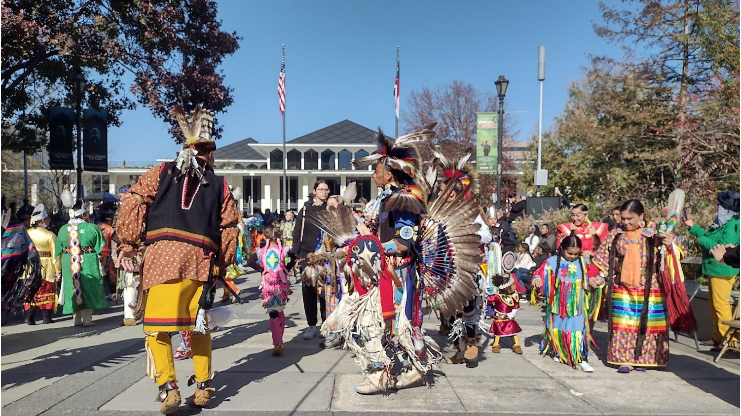 Powwow dance - American Indian Heritage Celebration at North Carolina Museum of History - Parks Recreation and Tourism Management NC State University