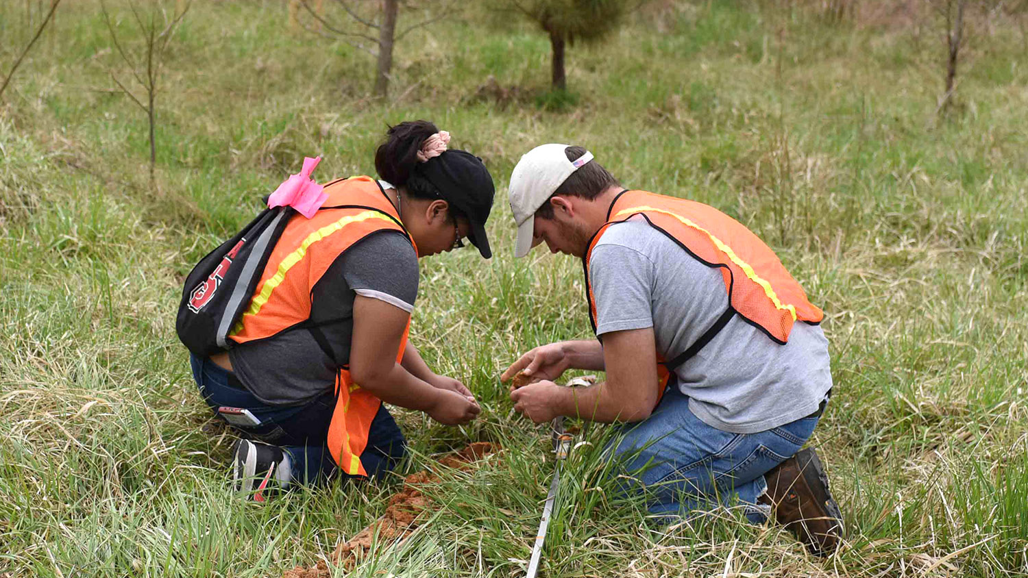 Students Working Outdoors - Research - College of Natural Resources NC State University