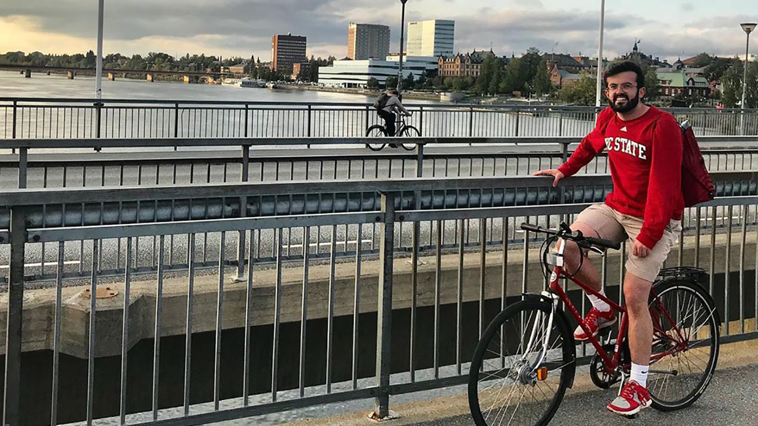 Giacomo on Bike - Meet Giacomo Fagan -College of Natural Resources at NC State University