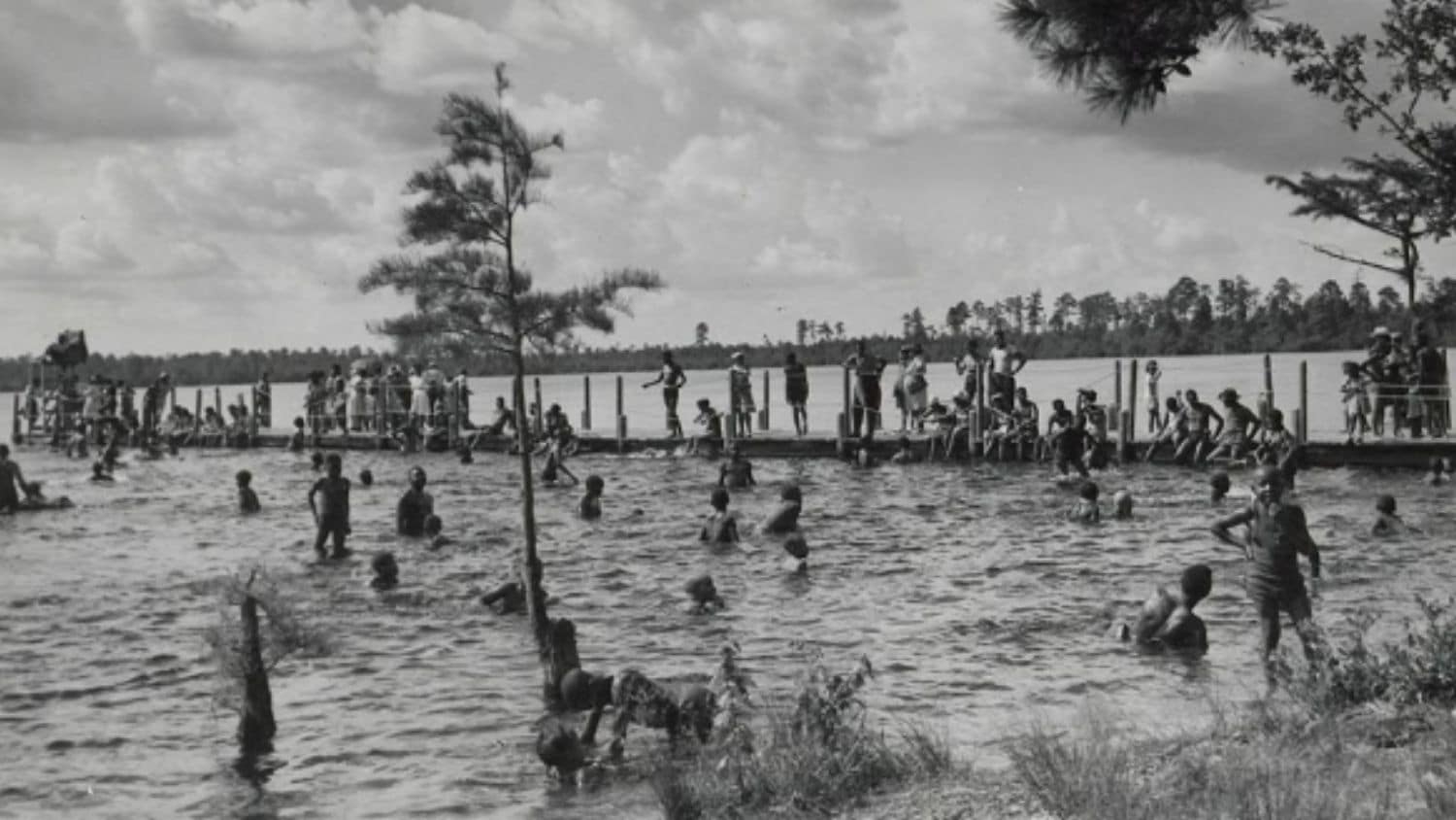 Jones Lake State Park, circa 1940s - Tracking Injustice in the History of U.S. Public Parks - College of Natural Resources at NC State University