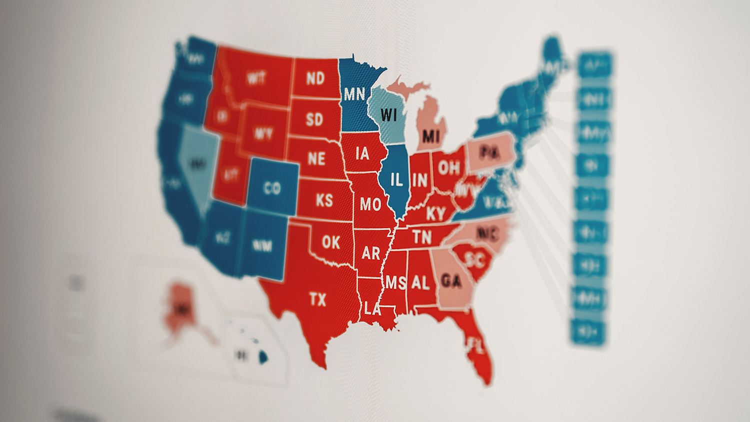 Voter map of the 2020 election - COVID-19 Deepened the Political Divide on Conservation, Study Finds - College of Natural Resources News - NC State University