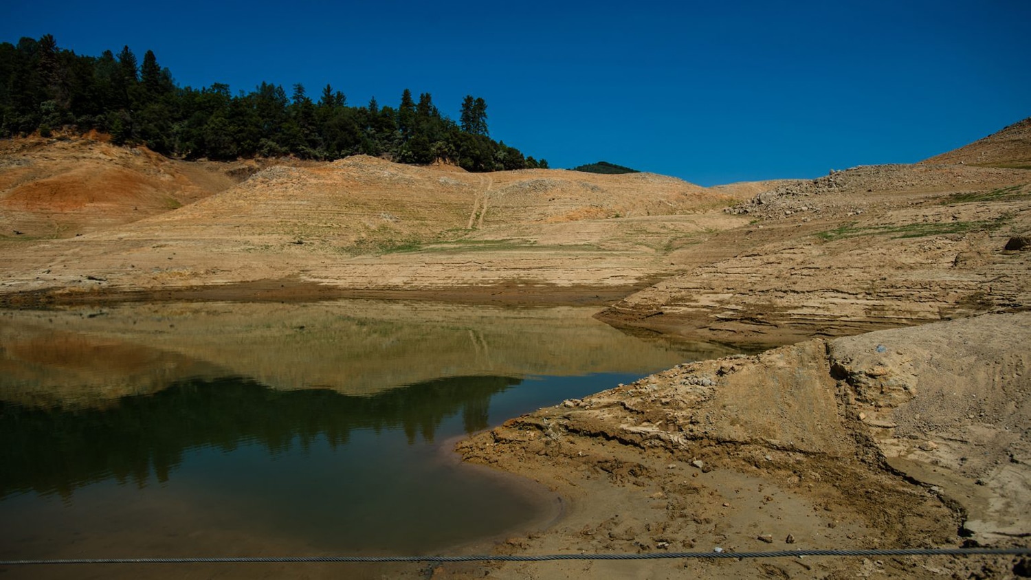 Shasta Lake during a drought in California - Drought, Heat Waves Worsen West Coast Air Pollution Inequality - College of Natural Resources NC State University