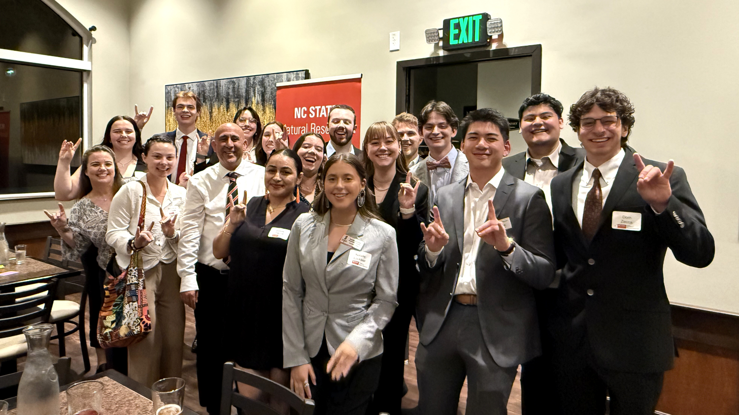 Natural Resources Foundation Dinner Group - James Buzzard Leadership Program - College of Natural Resources at NC State